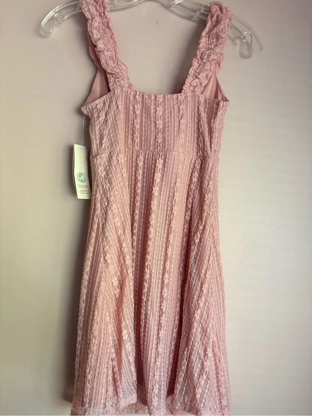 ❤️No Boundaries NWT Dusty Rose Lace Mini Dress